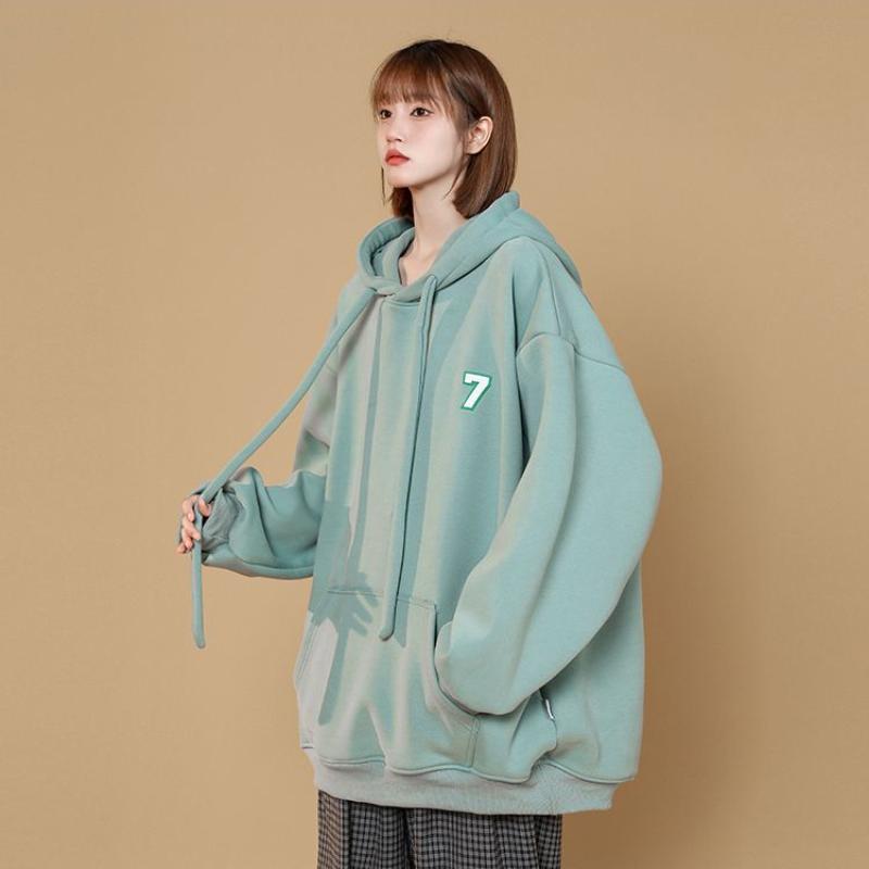 Женская толстовка весна-осень Дизайн Sense Small Crowd свитер с капюшоном Осень-зима — фото 5