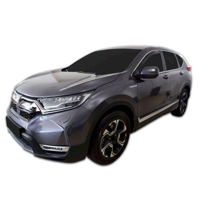 Déflecteurs d'air (vitres) Honda CR‑V 2018‑2022 5 portes, 2 pièces, Teintés noirs, Montage facile