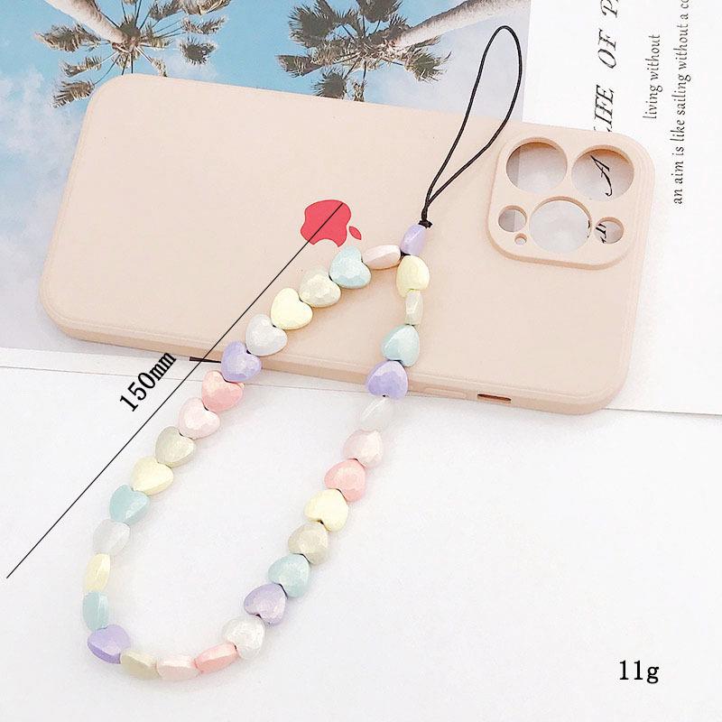 

Чехол для телефона Love Pearl Bow с защитой от падений и подвеской-брелком Mobile Chain