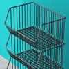 Multi-layer Floor-standing Fruit & Veggie Basket Rack for Kitchen & Home