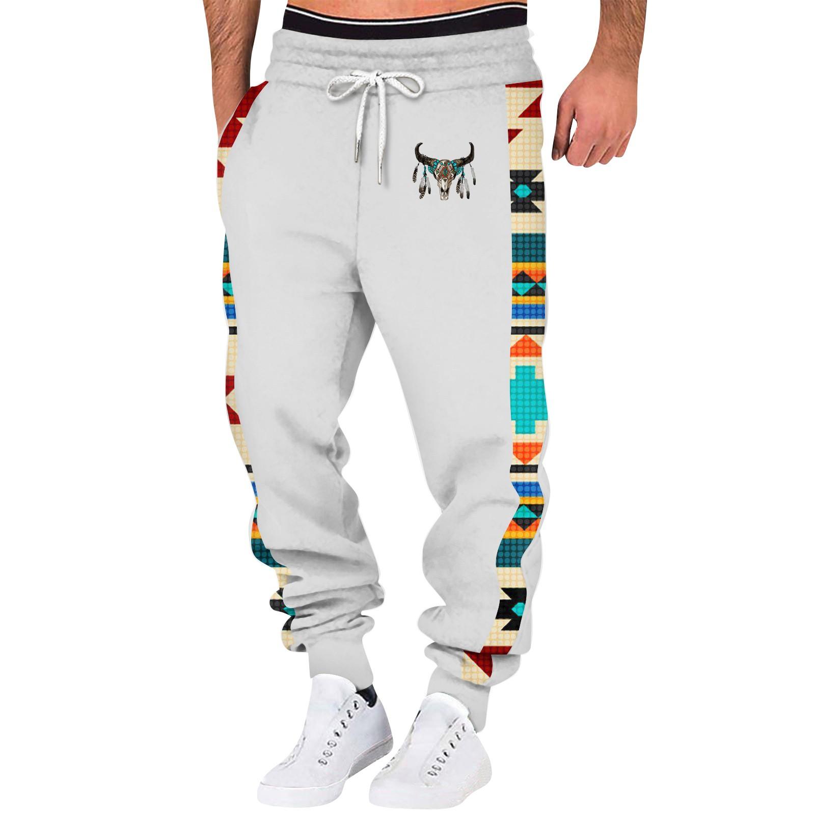 

Весняні спортивні штани для фітнесу. Чоловічі вільні спортивні штани для бігу, бавовна XXXXL білий