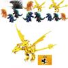 Figurine d'Action Passionnante Godzilla Roi des Monstres Roi Ghidorah Bloc de Construction Jouet Pour Enfants
