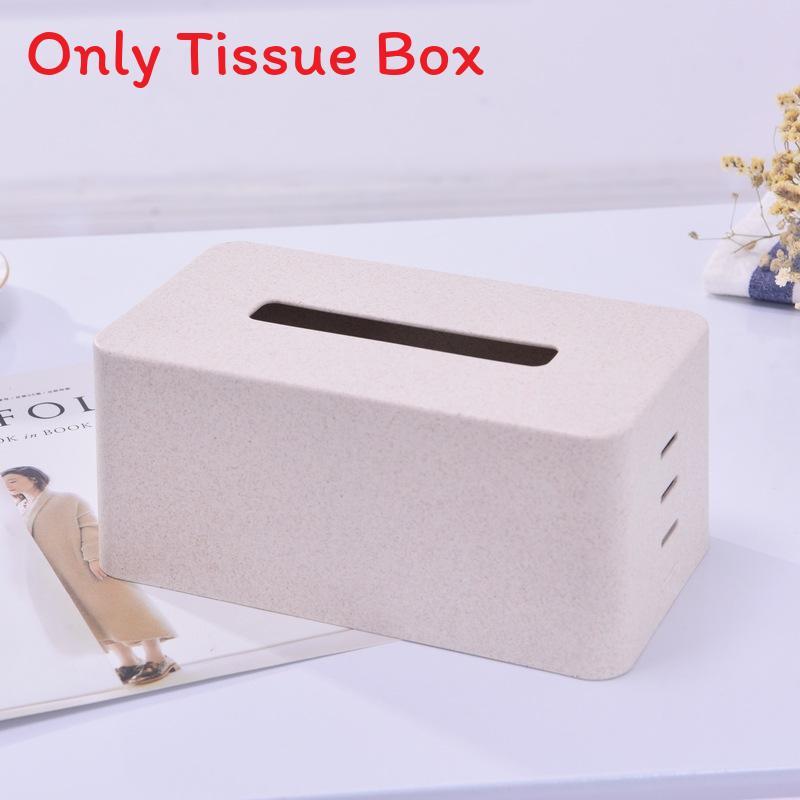 Material Degradable Macaron Color Step Stool Tissue Box For Car Home Bathroom Storage