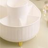 1PCS 360° Rotating Cosmetic Organizer Desktop Small Items Storage Shelf for Home Dresser, Bathroom Countertop, Desk Organizer.