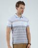 Monte Carlo Mens Striped Collar Neck T-Shirt