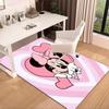 Pink Mouse Artwork Printed Area Rug for Office, Chair Rug, Decorative Carpet Floor Mat, Large Size Fan gifts Christmas gifts