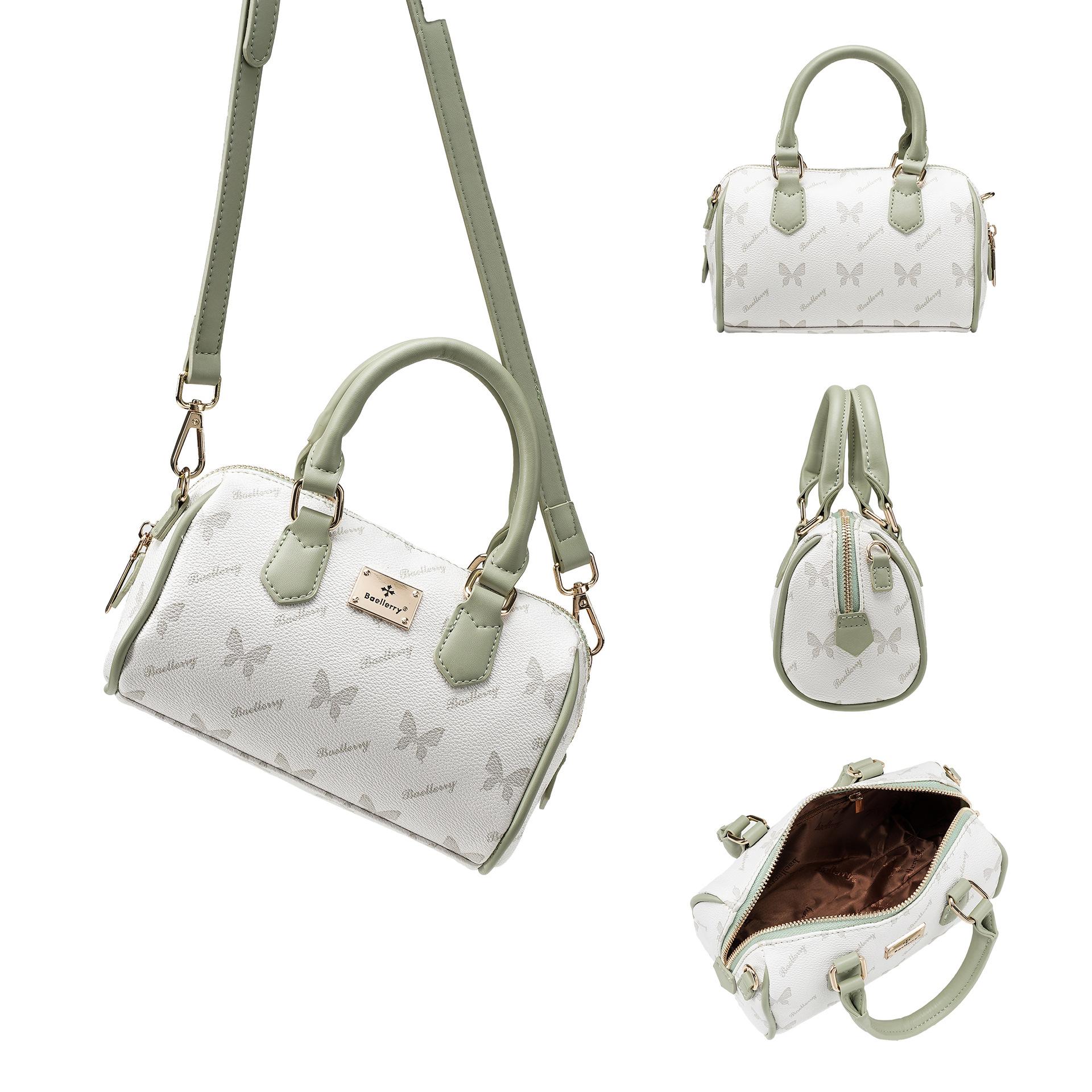 Women s small messenger bag versatile butterfly printed pillow bag niche high-end commuting large-capacity shoulder bag one size светло-зеленый 2530₽