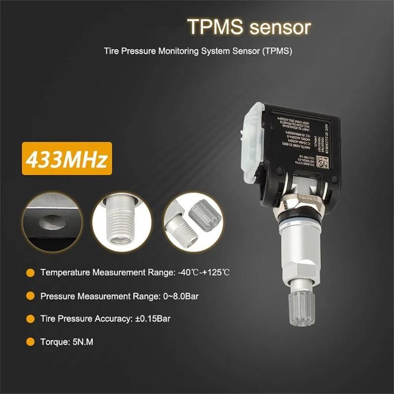 4Pcs Tire Pressure Monitor Sensor TPMS 433Mhz for BMW G30 G31 G38 F90 G32 G11 G12 G01 G02 G05 36106872774