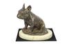 Französische Bulldogge, Frenchie II - Hundefigur, Hundesilhouette-Figur, Trophäe für die Art-Dog-Hundeausstellung