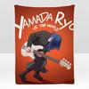 anime BBocchi RRock Throw Soft Flannel Blanket for Bed Bedroom Sofa Picnic Throw Skinfriendly Breathable Gift Cover