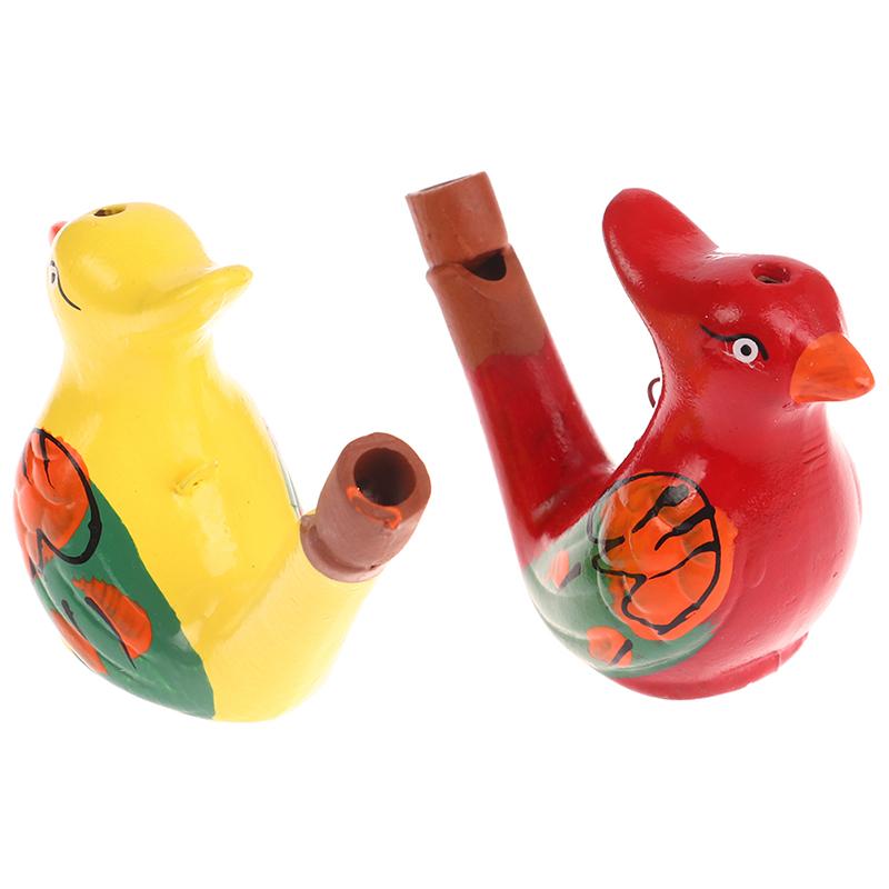 

Coloured Drawing Water Bird Whistle for Kid Early Learning Educational Children Toy Musical Instrument Bathtime Musical Toy random