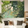 Whimsical Cat & Koi Fish Tapestry, Vibrant Wall Hanging for Bedroom, Living Room, Dorm Decor - Easy Install Kit Included
