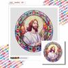 New Arrival 5D DIY Full Circle Diamond Painting "Religious Figures" Embroidery Cross Stitch Home Decor Gift