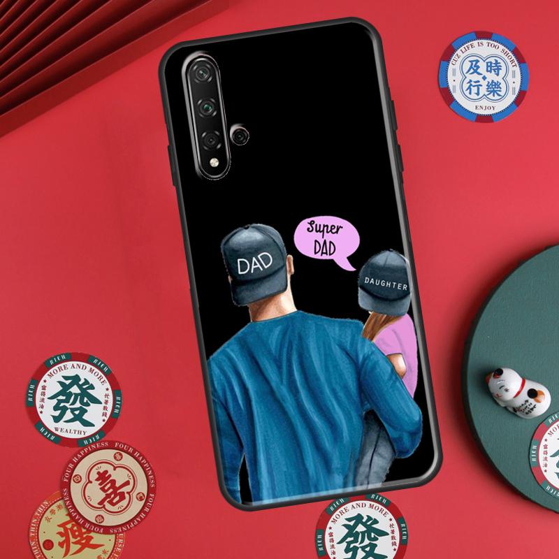 Super Dad Mom Baby Girl Twin For Huawei P20 P40 P30 Lite P60 Pro Nova 12s 11i 12i 10 9 SE 5T Y91 Y90 Y60 Y70 Y72 Y61 Case Nova 9 SE