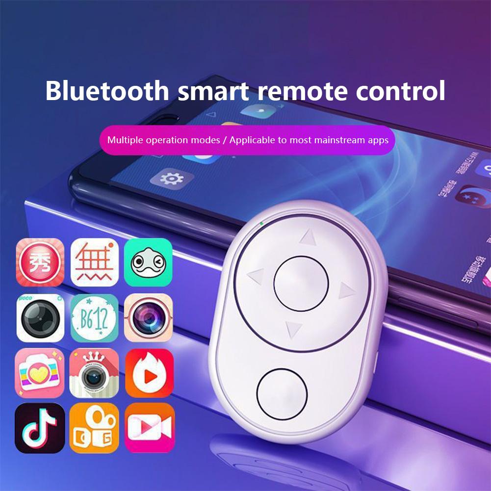 Bluetooth Camera Remote Control for iOS/Android Phones Click Photos & Videos, Mini Wireless Phone Mobile e-Book Page Turner