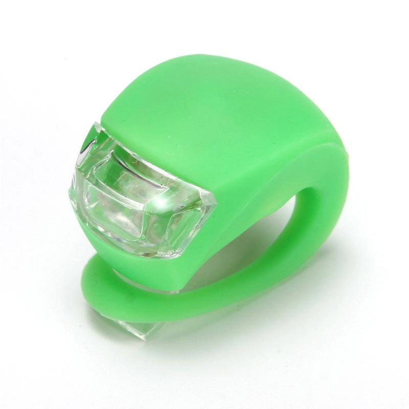 Bicycle Front Light Silicone LED Head Front Rear Wheel Bike Light Waterproof Cycling Bicycle Accessories Bike Lamp 7