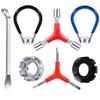 Bicycles Spoke Wrench Portable Bike Spoke Adjustment Tool Tire Lever Cycling Pocket Tool Bicycles Rims Truing Tool