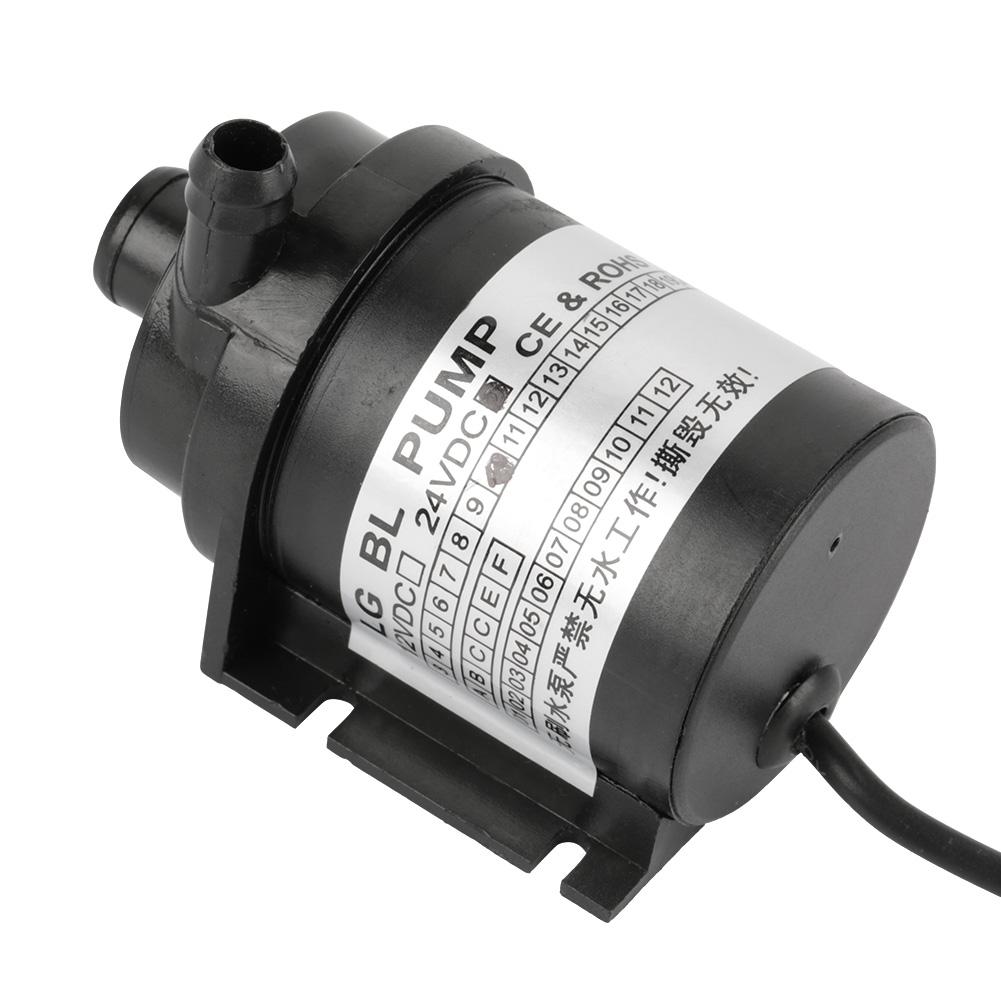 24V10W Black High Temperature Resistance Circulation Low Noise Brushless Water Pump