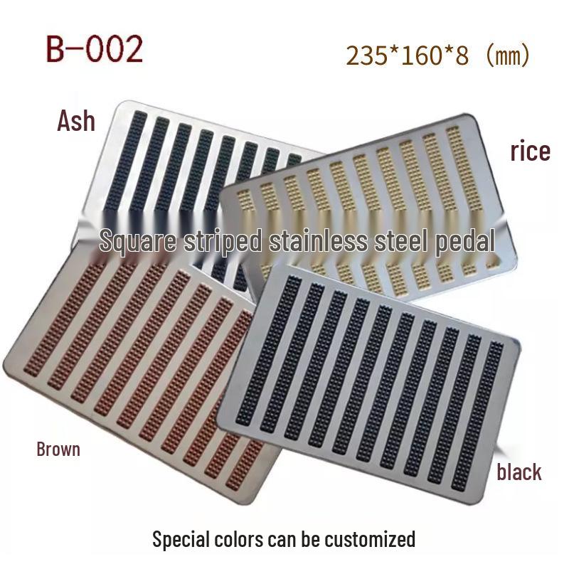 

Эксклюзивный трансграничный квадратный противоскользящий коврик для пола автомобиля из нержавеющей стали Gray Custom (Minimum 200 pieces)