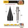 Electric Wood Splitting Cone Drill Bit for Firewood Cutting