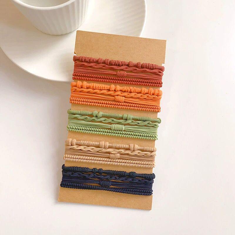 Elegant Elastic Headband & Ponytail Hair Tie Bracelet Set