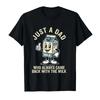 Just a Dad Who Always Came Back with The Milk Fathers Day Tshirt For Men Women 100 Cotton T Shirts Short Sleeve Tops 04201