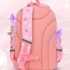2023 Kindertasche Schultasche Mädchen Schultasche Spritzwassergeschützter Rucksack Niedliche Cartoon-Umhängetasche Grundschul-Tagesrucksack Schulbedarf Lila