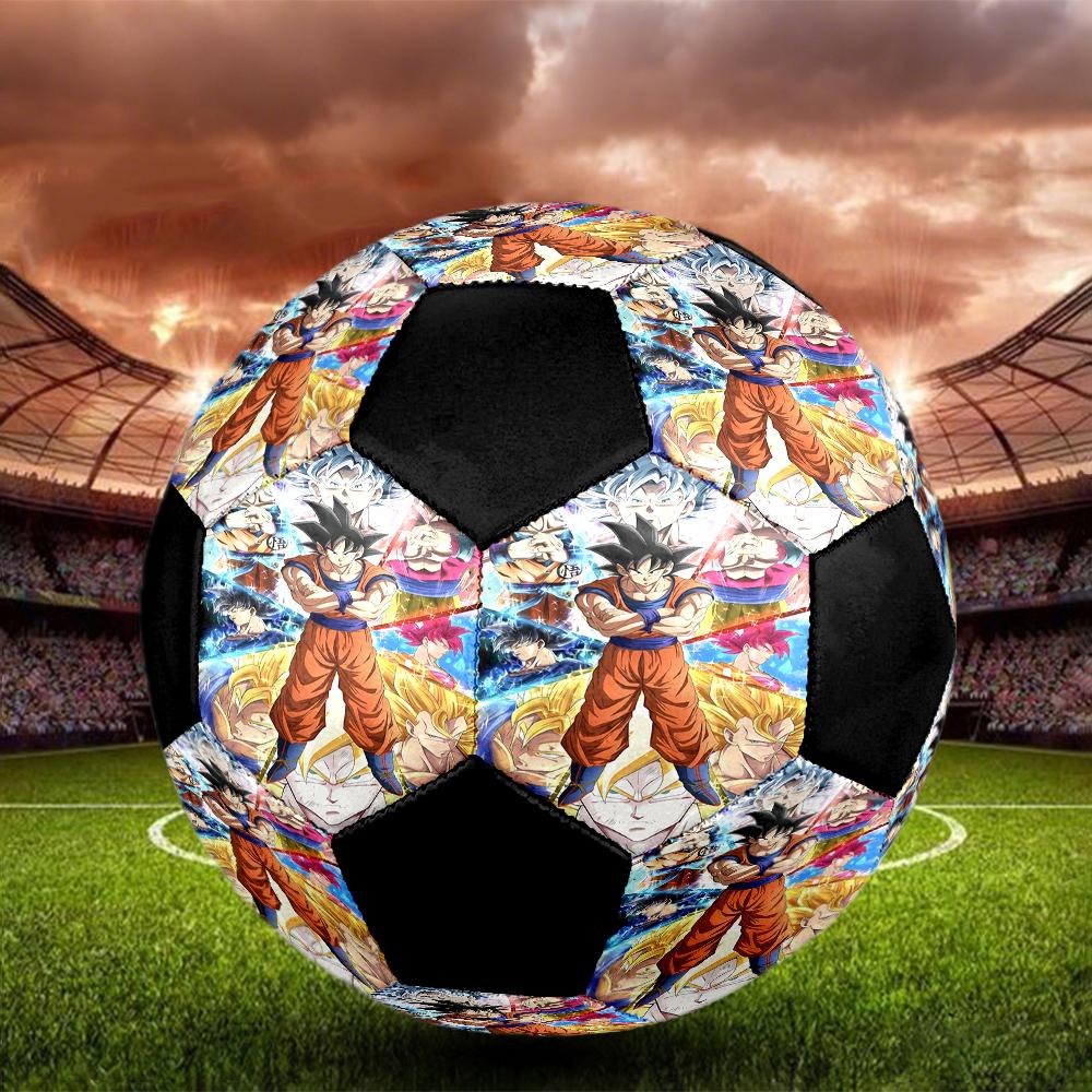 Dragon Ball Indoor Soccer Ball Colorful Machine Stitched PVC Size 5 Team Training Competition Ready Durable High-Bounce Cool Sports Gift
