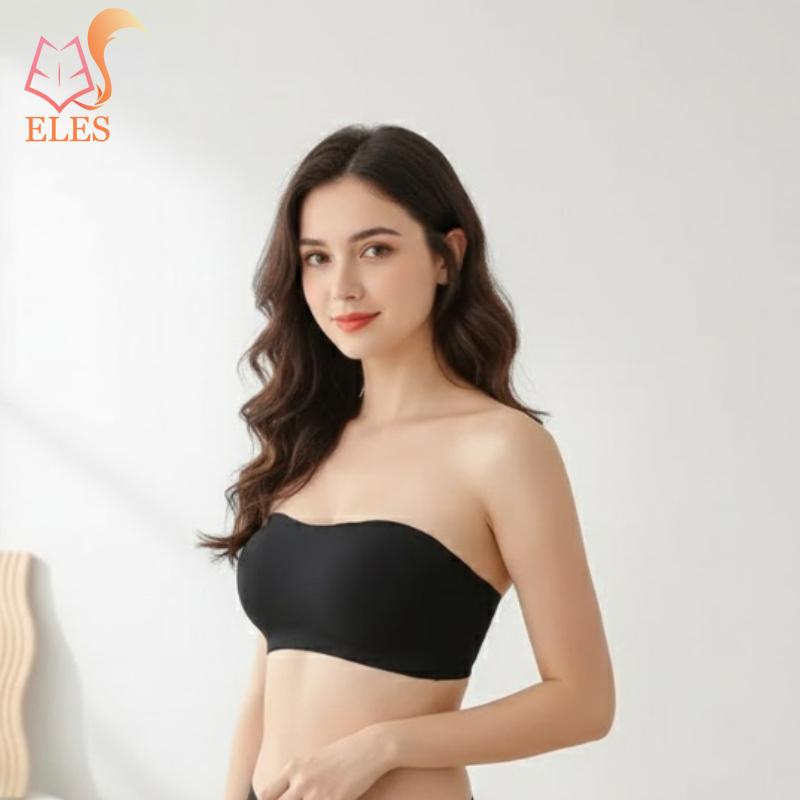 Summer Essential Wireless Bandeau Bra - Detachable Straps Non-slip Push-up Seamless & 2-in-1 Style