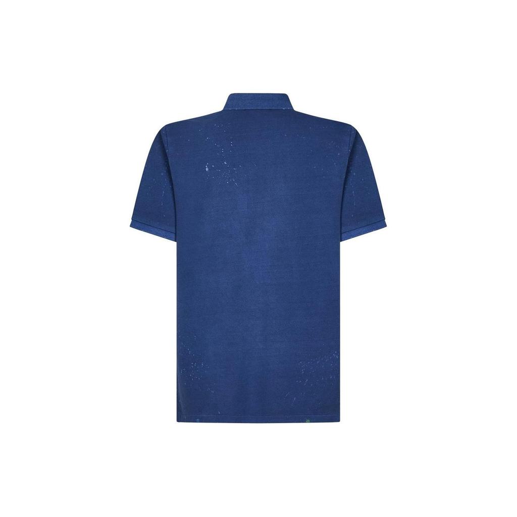 Polo Ralph Lauren Polo Shirt With Badge Embroidery Pattern Men tops Blue 710940455-005
