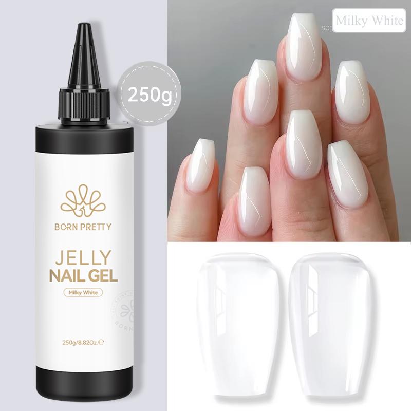 BORN PRETTY 250g Super Strong Nail Glue For False Nail Tips Press On Nails Refilled Package Base Gel Top Coat Matte Top Coat