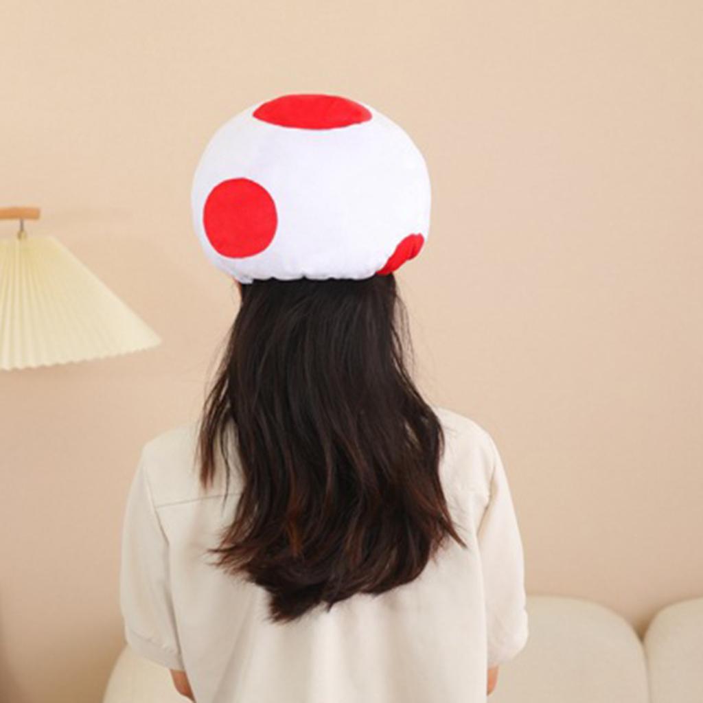 Pilzhut für Herren, Damen und Kinder, Kopfbedeckung, Hut, einzigartige weiche Kopfbedeckung, Kostümzubehör, Cosplay, Kostüm-Requisiten