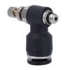 Laser Cutting Machine C02 Nozzle Laser Gas Valve (Air Pipe 6mm;Thread Dia.9.7;Adjustable)