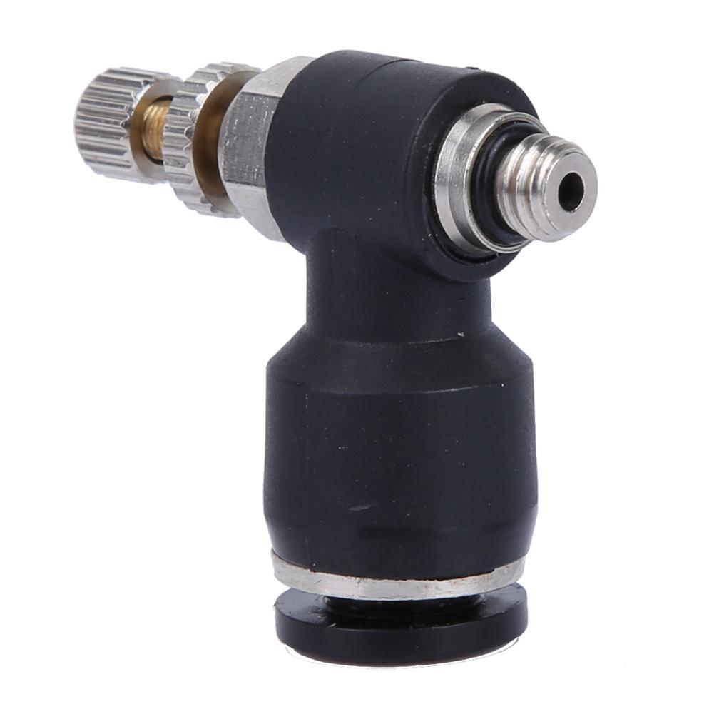 Laser Cutting Machine C02 Nozzle Laser Gas Valve (Air Pipe 6mm;Thread Dia.9.7;Adjustable)