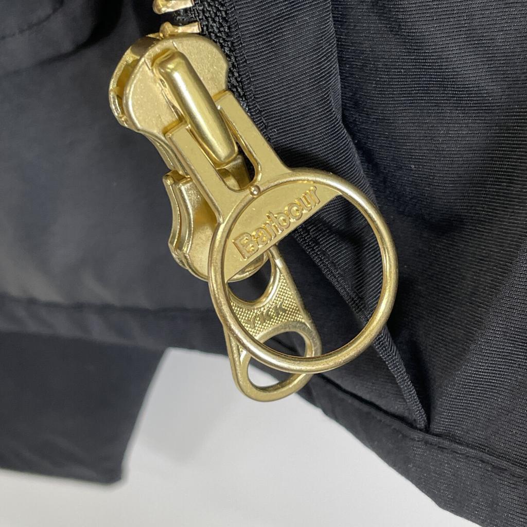 Barbour [Japan Exclusive] 241MCAG013 Black Nylon Bordeaux Short Blouson Jacket 36 blackUsed