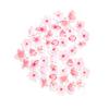 45pcs Cherry Blossom Stickers Vibrant Colors Sakura Scrapbook Stickers Strong Adhesive Flower