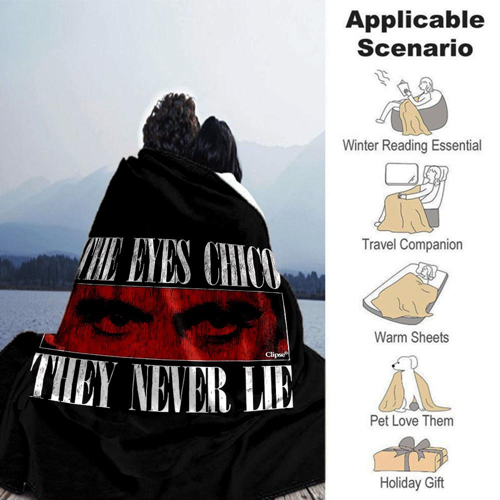 1pc eyes chico Soft Flannel All Season Throw for Home, Office, Outdoor UseDurable Comfort Soft Warm Throw for Home