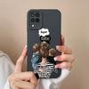 Case For Samsung Galaxy A12 M12 F12 Bear Soft Liquid Silicone Full Coverage Anti Choc Phone Bumper For SamsungA12 A M F 12 Funda