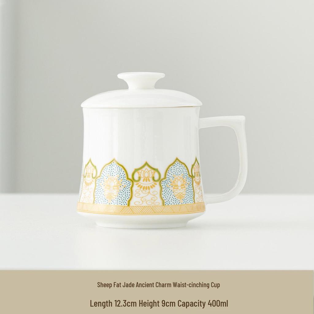 Chinese Style Solo Tea Cup with Lid – Personal Gift Box Set