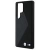 BMW Leather Oversized Stripes MagSafe Case for Samsung Galaxy S25 Ultra Black