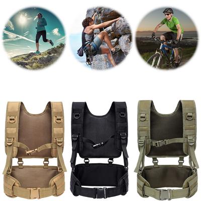 Outdoors Training Belt Multifunctional Airsoft Paintball Molle Padded Combat Assault Vest Oxford Cloth for Shooting War Game