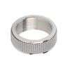 8MM Mens Spinner Ring Noiseless Titanium Steel Cool Anxiety Ring for Anxiety Stress Relieving Silver No. 8 57mm / 2.2in