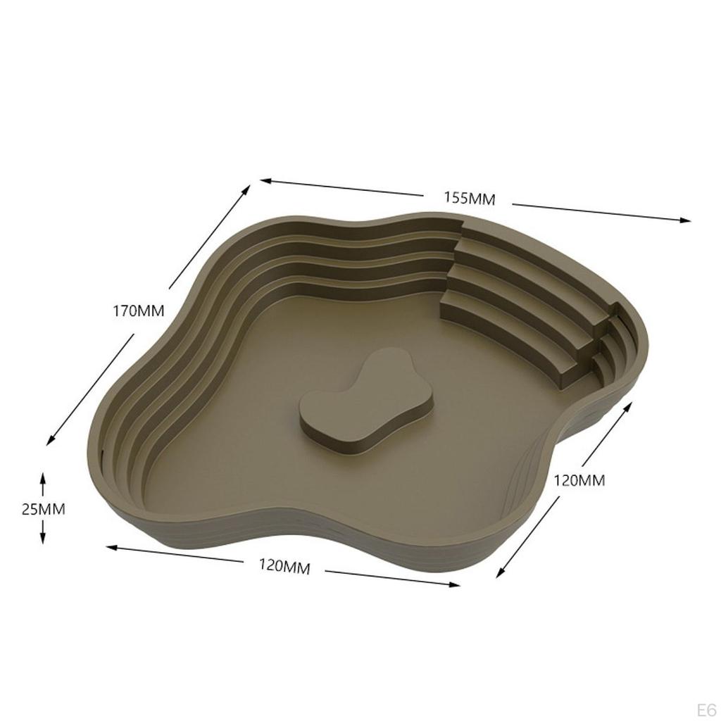 Bol/bassin Pour Tortue Avec Rampe - ABS, 2 Tailles (31x15x7 Cm Ou 36x21x6 Cm), Décoration Terrarium