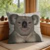 Abstrakte Hässliche Tiere Lustige Niedliche Kissenhülle Quadratisch Kurzer Plüsch Kissenbezug Wohnzimmer Sofa Heimdeko Funda X