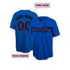 Maglia da Baseball da Uomo Ricamata Personalizzata con Nome e Numero Toronto Nero Scollo a V Manica Corta Personalizzata Bottoni Camicie Fai da Te