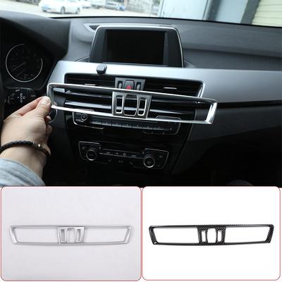 For BMW X1 X2 F47 F48 2016- ABS Car Center Control Air Conditioner Air Outlet Frame Decoration Car Interior Accessories