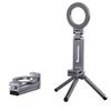 ABS Magnetic Foldable Phone Stand: Portable Desktop Tripod for Live Broadcast