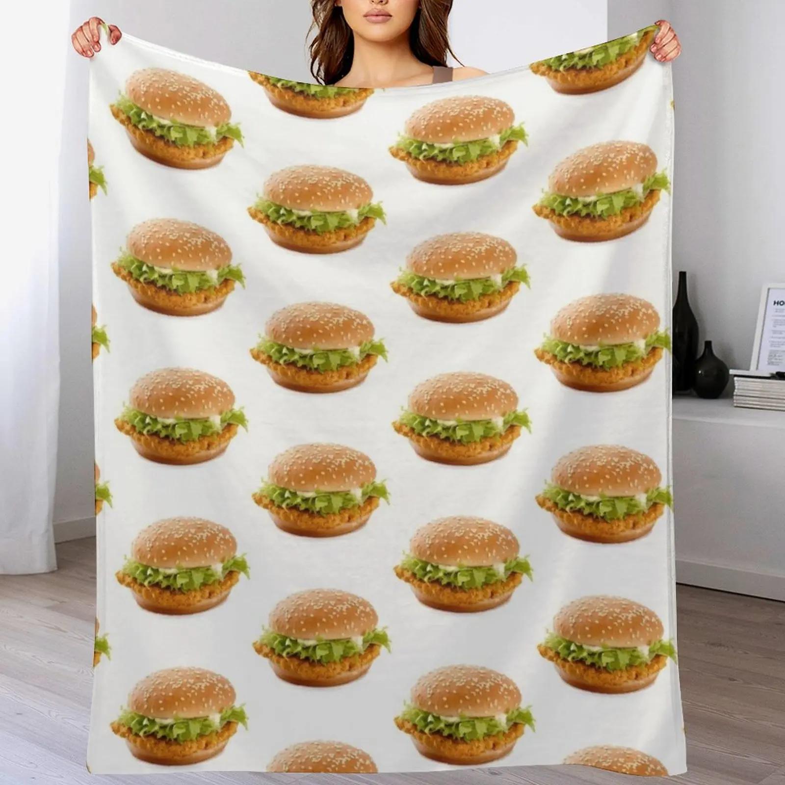 Metric McChicken Throw Blanket Lightweight Warm Blanket for Travel Camping 102x76cm(40x30in)