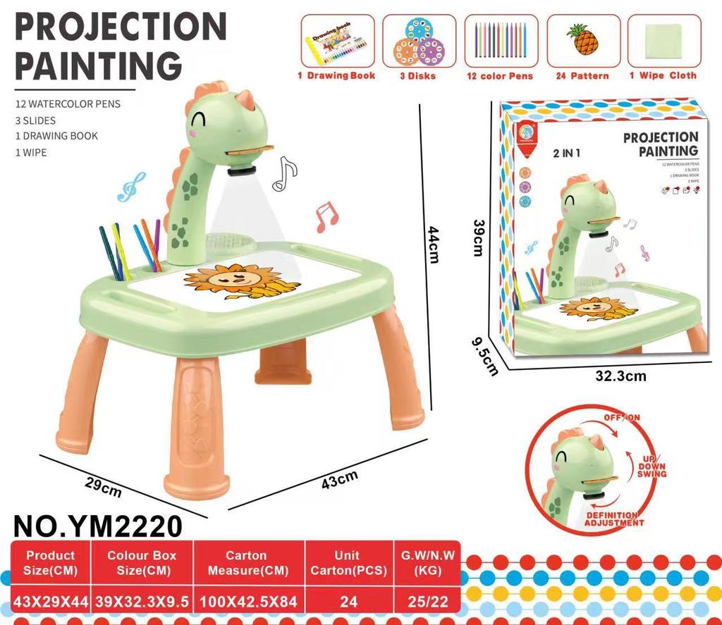 Little Deer Luminous Projection Drawing and Writing Board for Kids