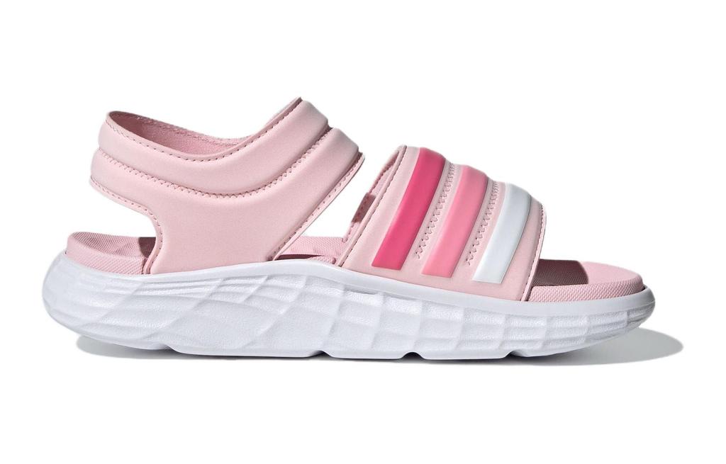 adidas Duramo Sandals Athleisure Slip Resistant Cushioning Quick Dry Children's Sandals Pink Kids' ID3534